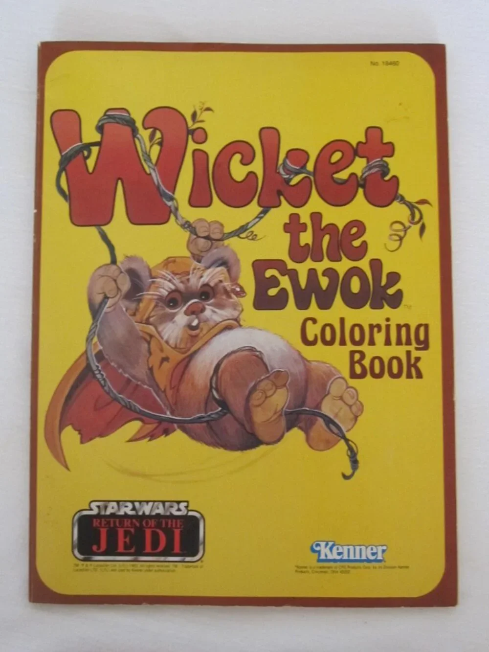 1983 Star Wars - Return of the Jedi Coloring Book: Wicket the Ewok